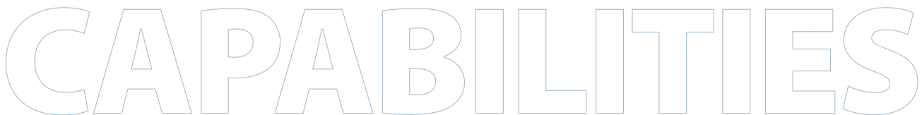 capabilities text outline